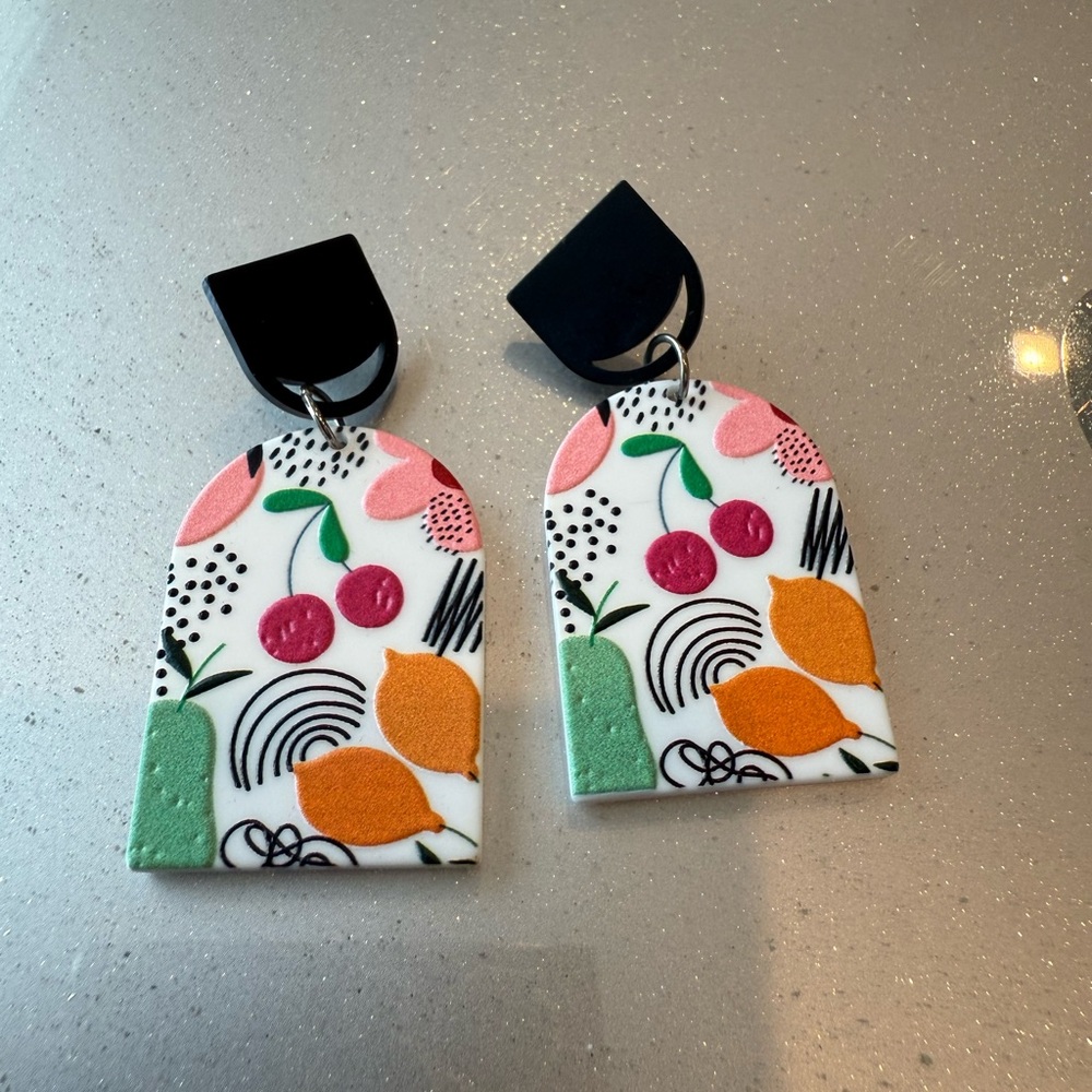 Colorful Fruit Earrings